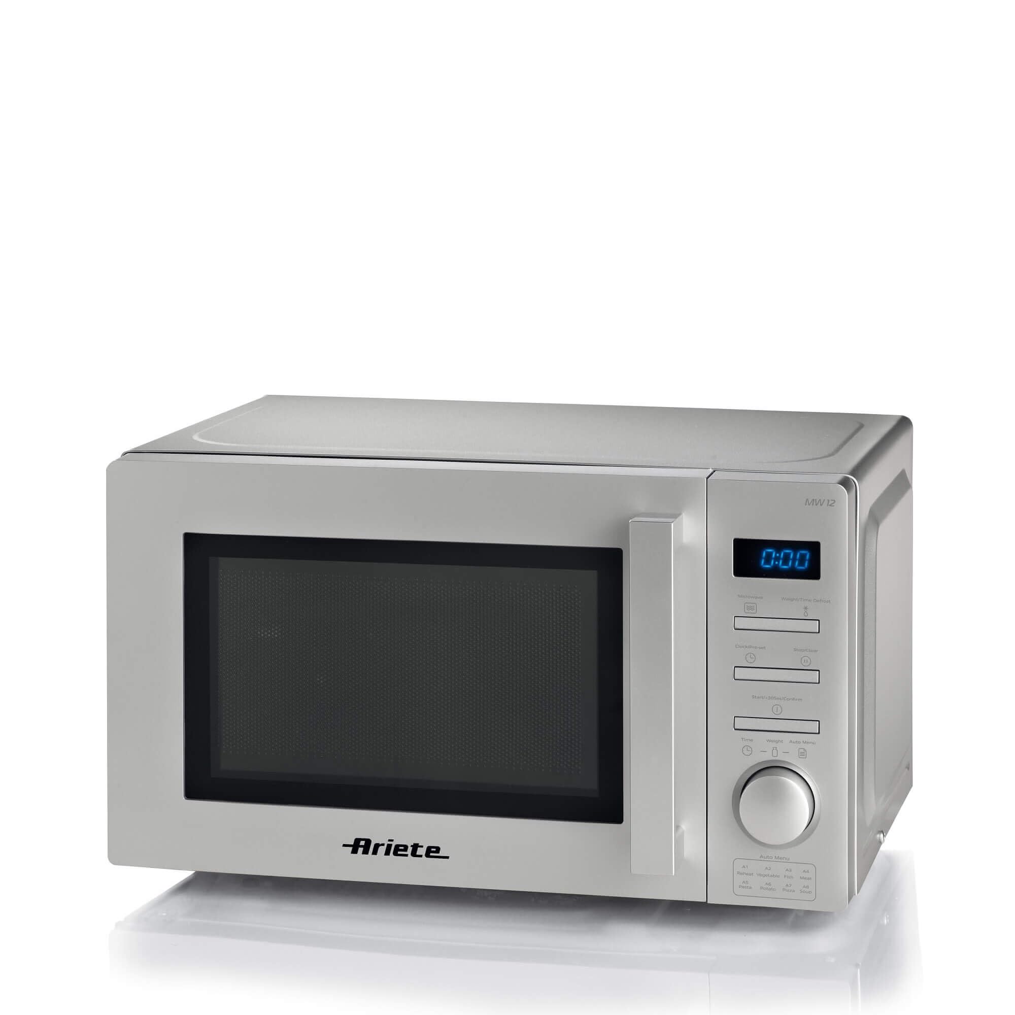 Forno A Microonde Digitale WINTEM 20L Con Grill 1000W - 8 Programmi, Modalità ECO, Blocco Bambini, 700W, Nero