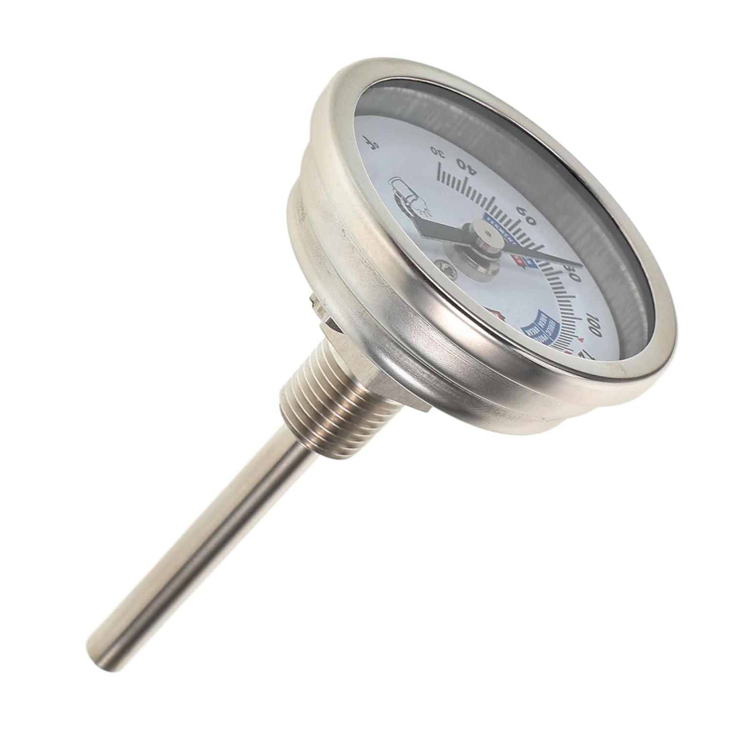 IMIKEYA High Precision Stainless Steel Wine Thermometer Threaded Thermometer for Wine Brewing Equipment