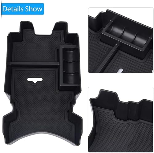 Miniatura 3 de Aramox Caja de almacenamiento para consola central de coche, organizador para Honda Civic 10