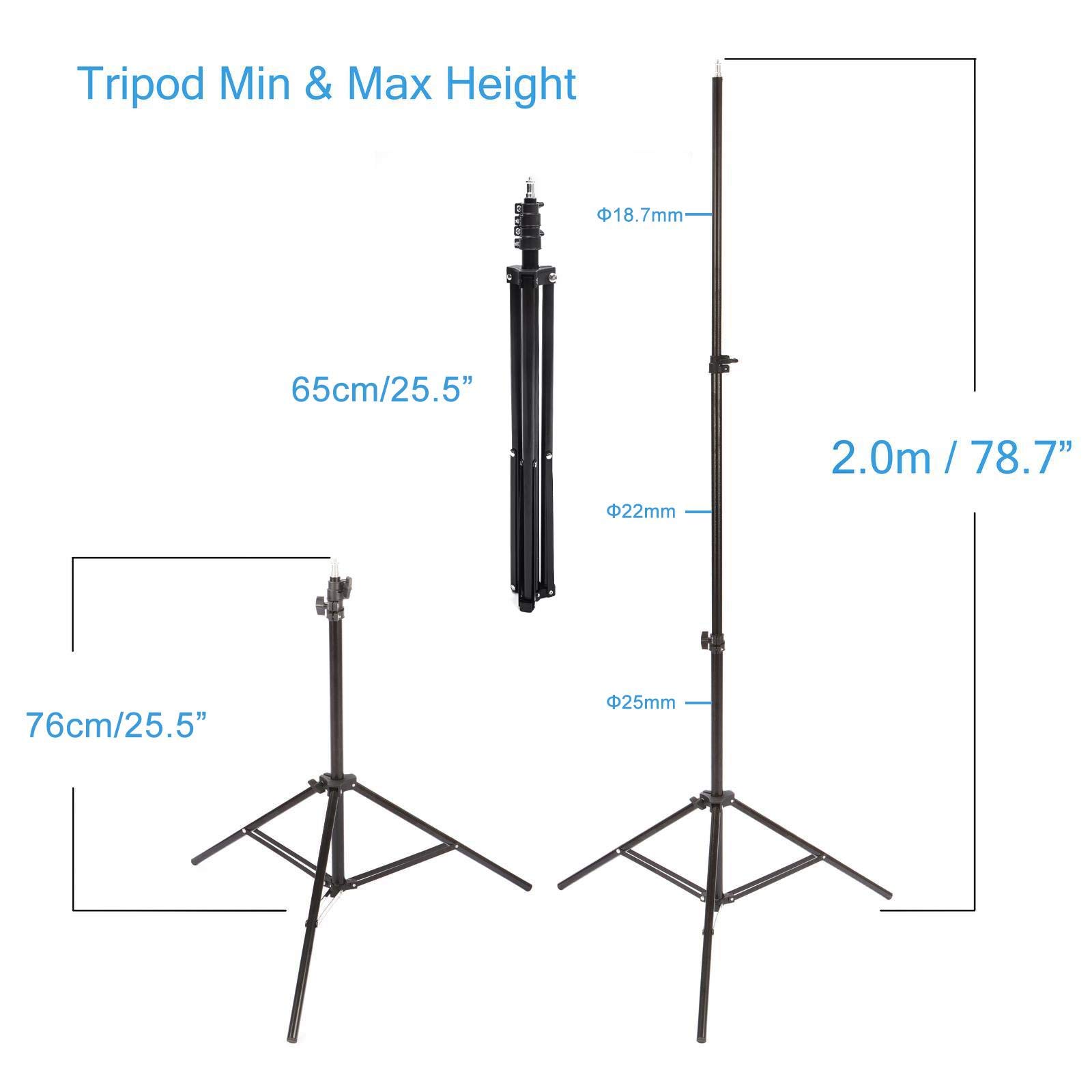 3x150W Película Fresnel de Tungsteno Iluminación Continua Mandarina Kit con Bombilla Halógena, Filtro de Gelatina, Abrazaderas, Soporte de luz y Bolsa de Trípode para Foto Estudio Vídeo