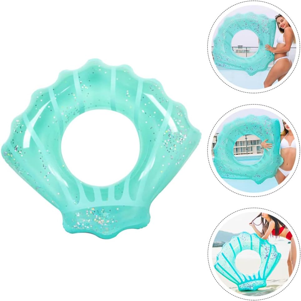 最大92 Offクーポン Popetpop 浮き輪 フロート 大人 うきわ 水泳リング 貝殻型浮き輪 浮き具 水遊び 海水浴 海フロート ビーチ 用 プール 大人用 厚手 青い 80x90cm Glm Co Il