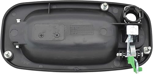 Miniatura 165 de TRQ Manija de la puerta exterior trasera izquierda del lado del conductor negra compatible con Honda Civic 2001-2005