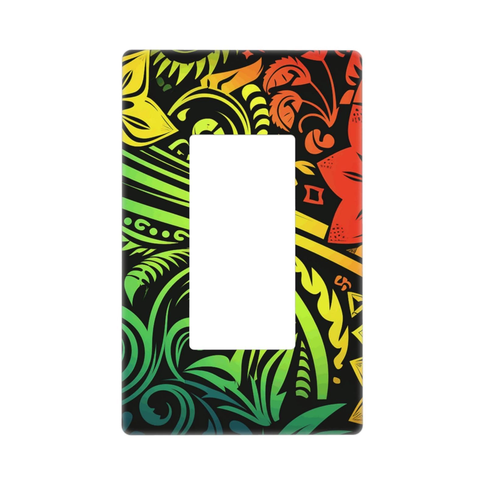 Kloph Style N Decorator Wall Plate 1 Gang Light Switch Covers Decorator Receptacle Outlet Covers Hawaiian Tribal Style Wall Plates For Electrical Outlets Plug Cover Single Rocker Switch Plates