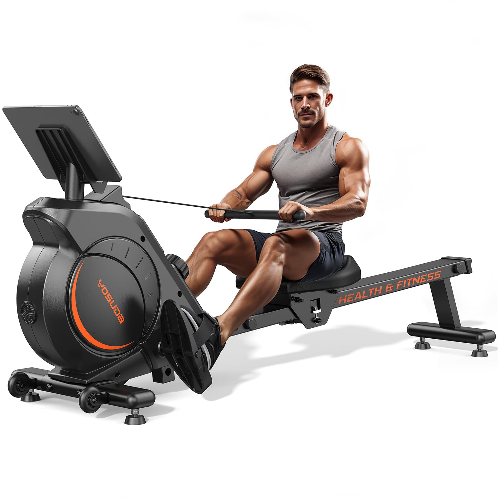 YOSUDA Magnetic/Water Rowing Machine for Home - Rower Machine Use with Bluetooth, App Supported, Rowing Machine for Beginners to Athletes, Comfortable Seat Cushion 01-Magnetic Rower
