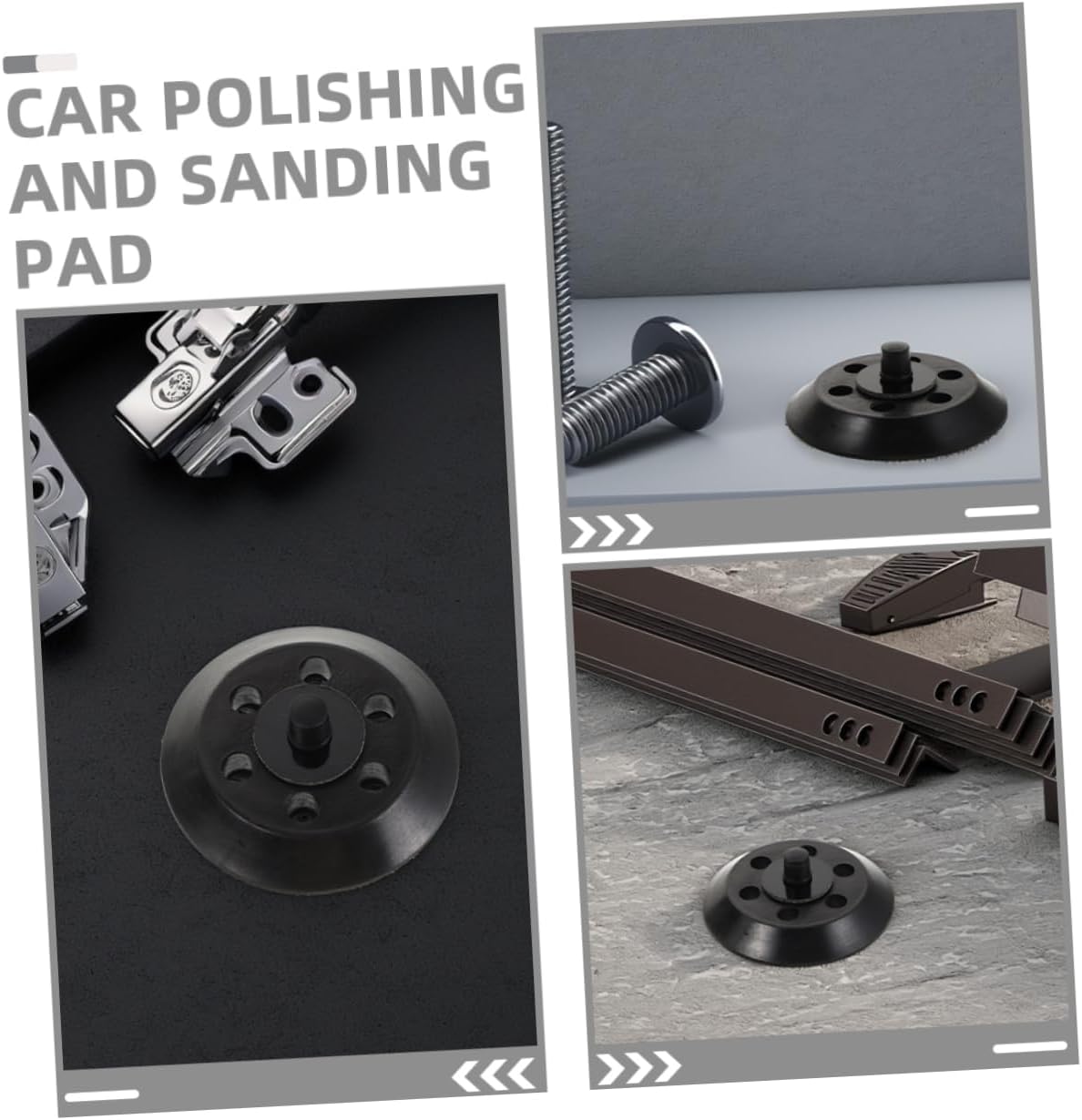 ULTECHNOVO 2Pcs Car Polisher Backing Plate for Drill Durable Sanding Disc with User Friendly Polishing Pad for Buffing and Automotive Detailing