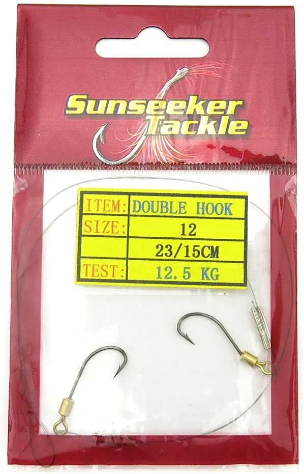 Test 12kg Double Line Hooks ID007-12 Swivel Fishing Tackle Fly Rings Coast Lock Snap Solid Ring Rolling Coastlock Sea Hooks Lures Ball Bearing Peche Pivot