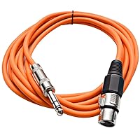 Vista 20 de Seismic Audio - SATRXL-F2 - Cable de conexión XLR negro de 2 pies hembra a 1/4" TRS