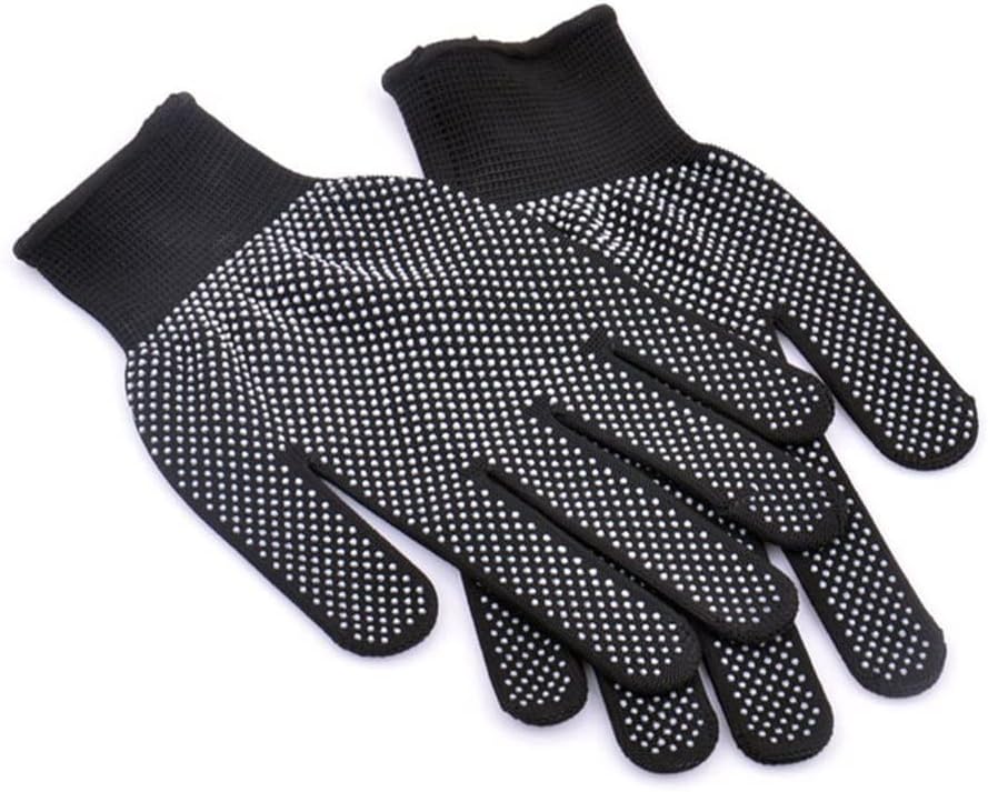 High Temperature Heat Resistant Bbq Gloves Cotton Silicone Non-slip Hair Styling Microwave Oven