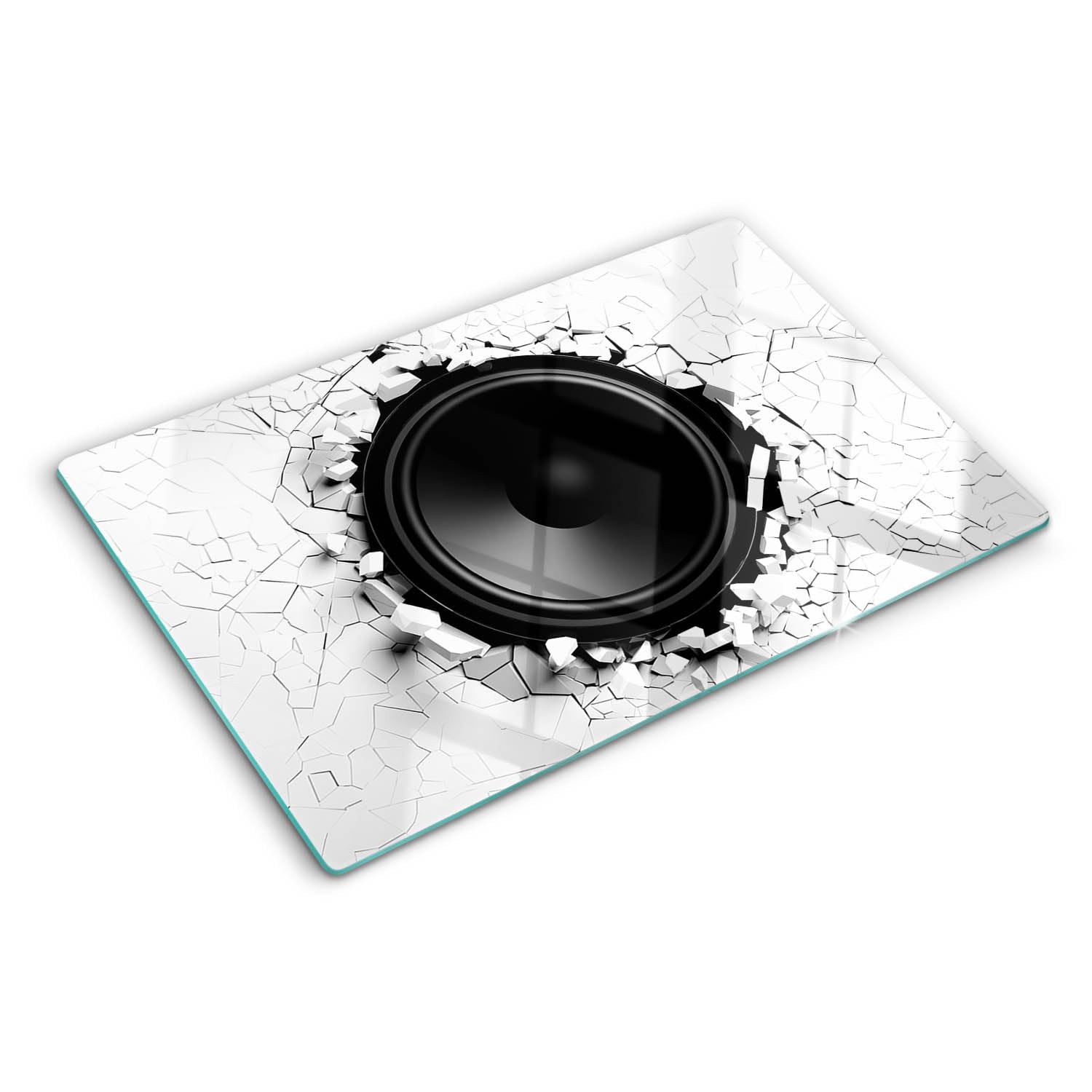 Planche à découper en verre grand format pour cuisiner et protéger le plan de travail