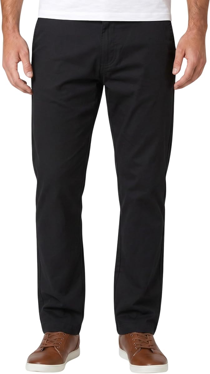 Wrangler Pantalones de sarga grandes y altos para hombre, ajuste relajado, pantalones de trabajo para hombre