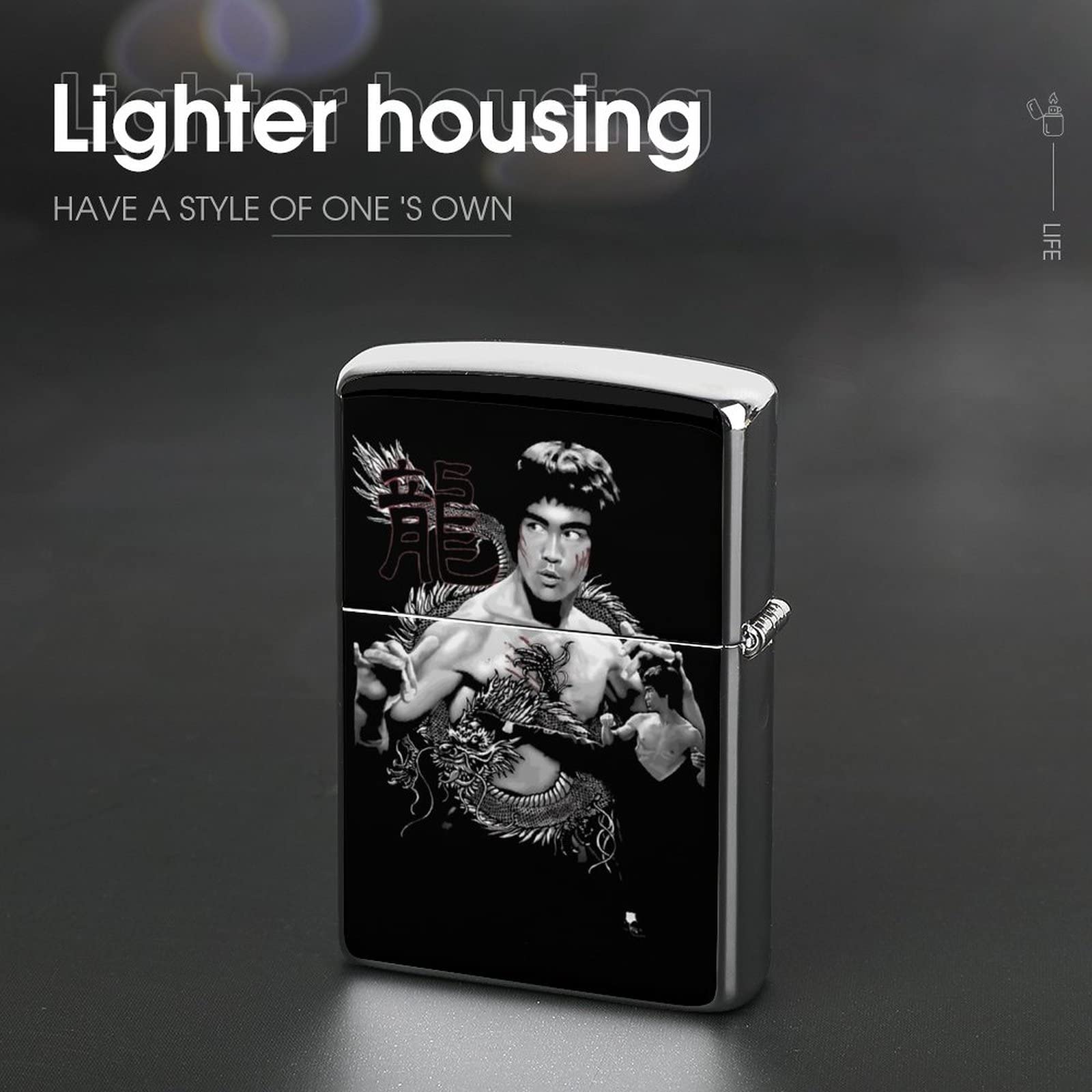 Zippo Bruce Lee 本体 専用ケース入り Amazon.co.jp: ジッポーライター
