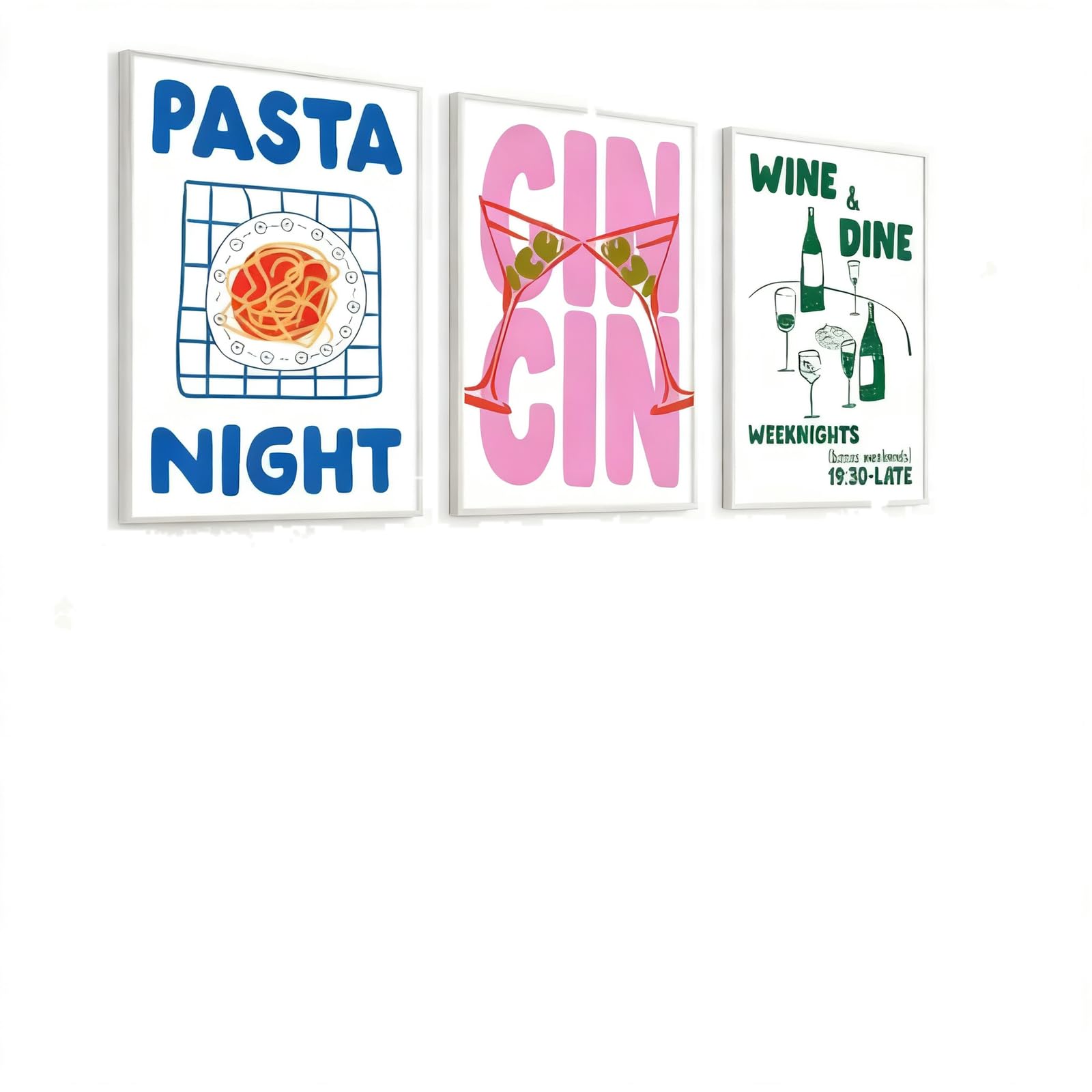 dijiusidy Italian Wall Art Cuadros Para Cocina Display Culinary 40 * 60cm