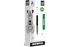 12-Pack Zebra Pen Refills - Zebra F701, F-301, F402, F301 Compact Refills...
