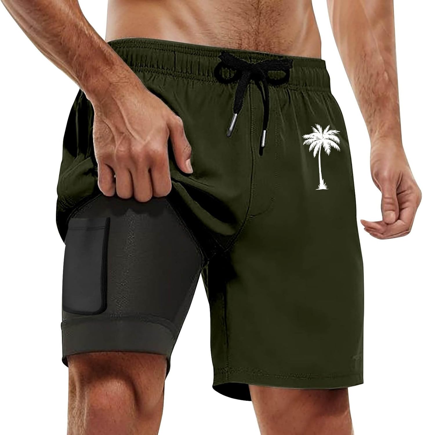 LAOLUO Maillot De Bain Homme Shorts De Plage Hommes Pas Cher à