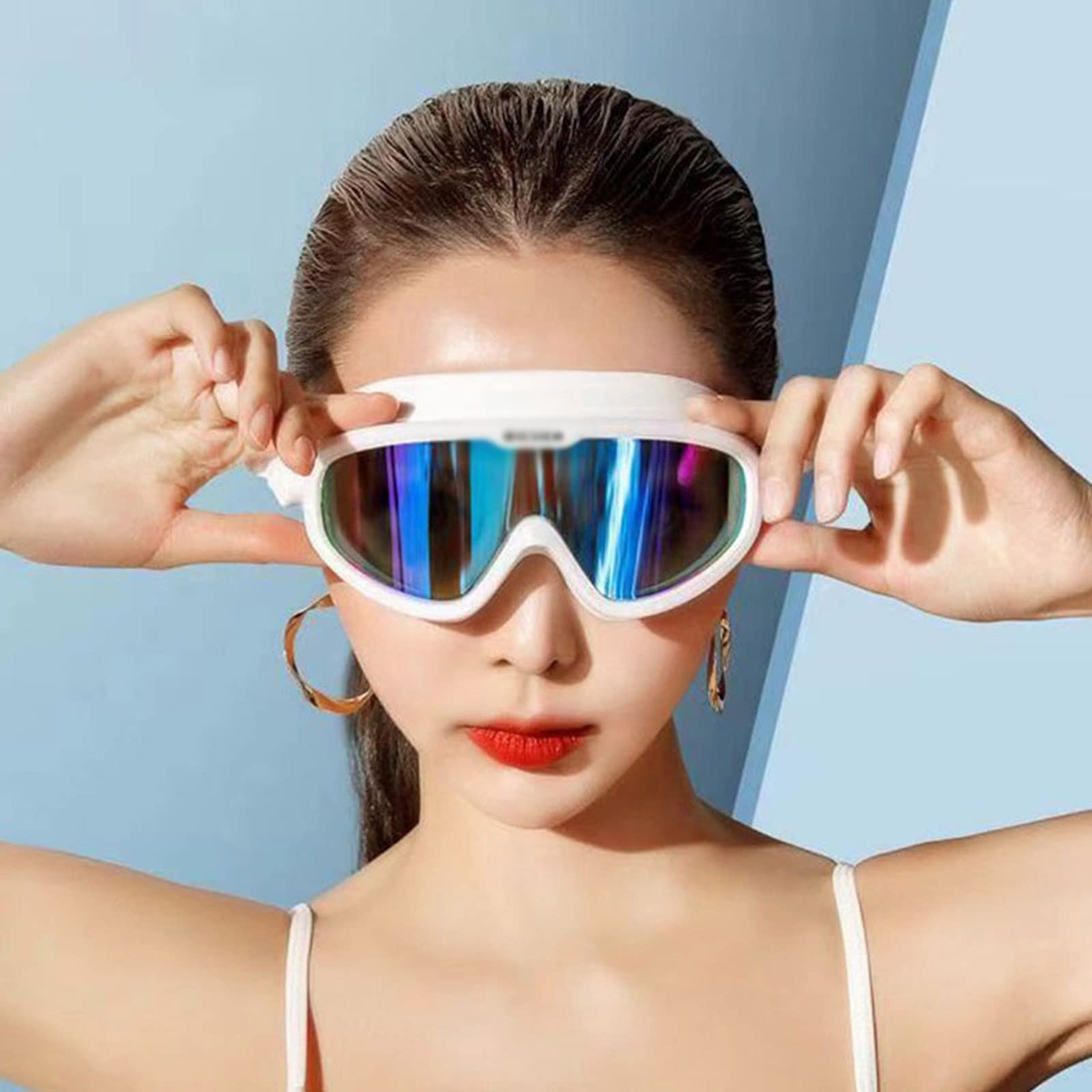 JINGYAN Okulary pływackie Swimming Goggles Waterproof Antifog Practical Eye Protector Unisex Diving Accessories