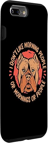 Miniatura 3 de iPhone 7 Plus8 Plus Don't Like Mornings And People - Funda de perro American Bully