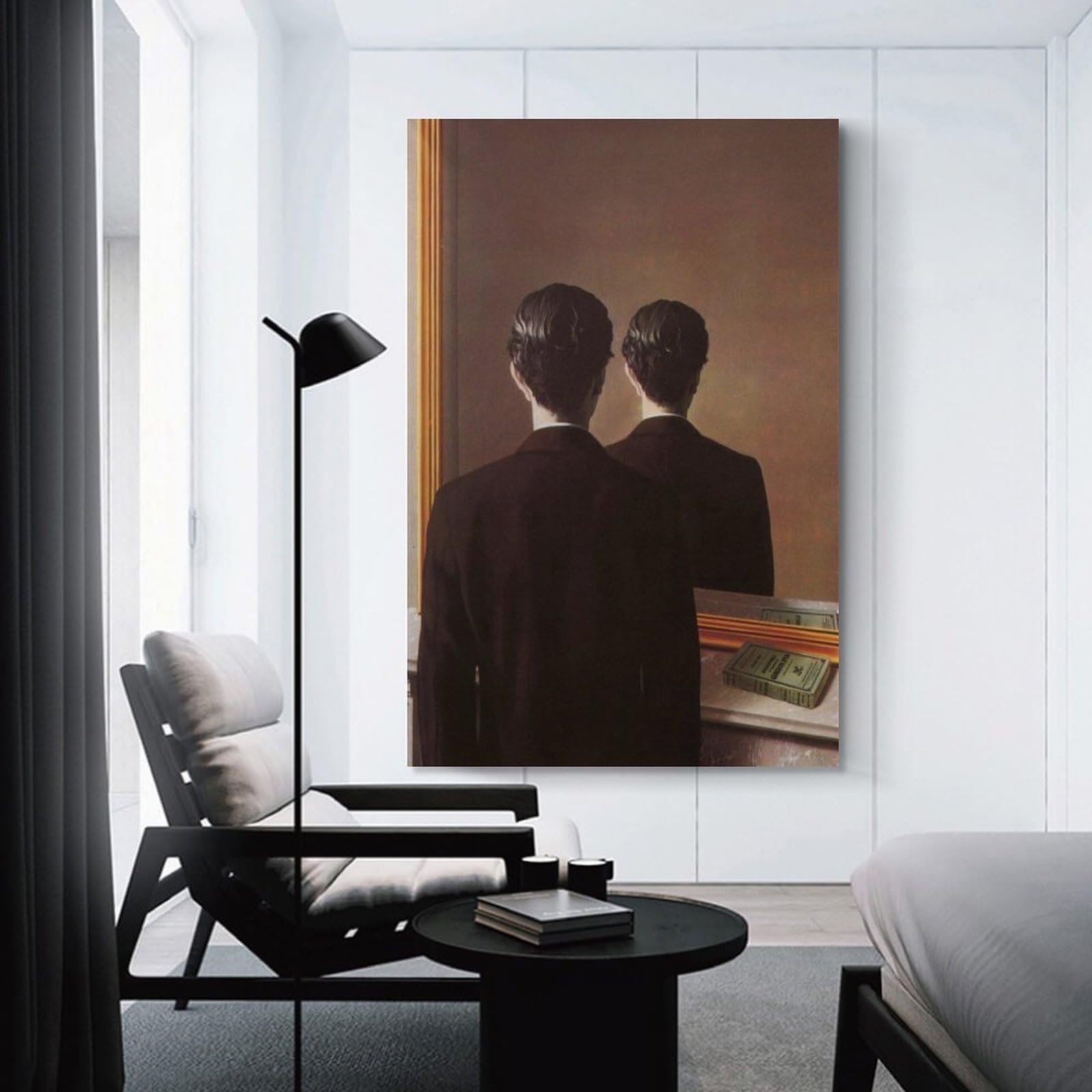 Amazon.co.jp: Rene Magritteルネ・マグリット《ある男》ポスター 部屋