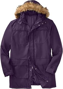 ルーク　BRIEFING 3D LOGO PARKA BLACK XL KingSize Men's Big & Tall Arctic Snorkel Parka - L