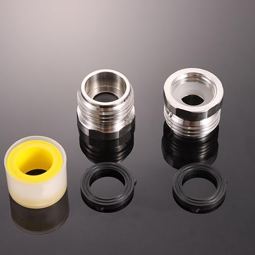 Miniatura 4 de SNUTUYA 34 "GHT macho x 12" NPT conector hembra (acero inoxidable 304), tubo de latón a conexión de conector de manguera de jardín, adaptador de