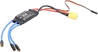 Vista 7 de ESC sin escobillas, 30A sin escobillas ESC Controlador de velocidad eléctrico para RC Drone Aviones Helicóptero FPV Accesorio