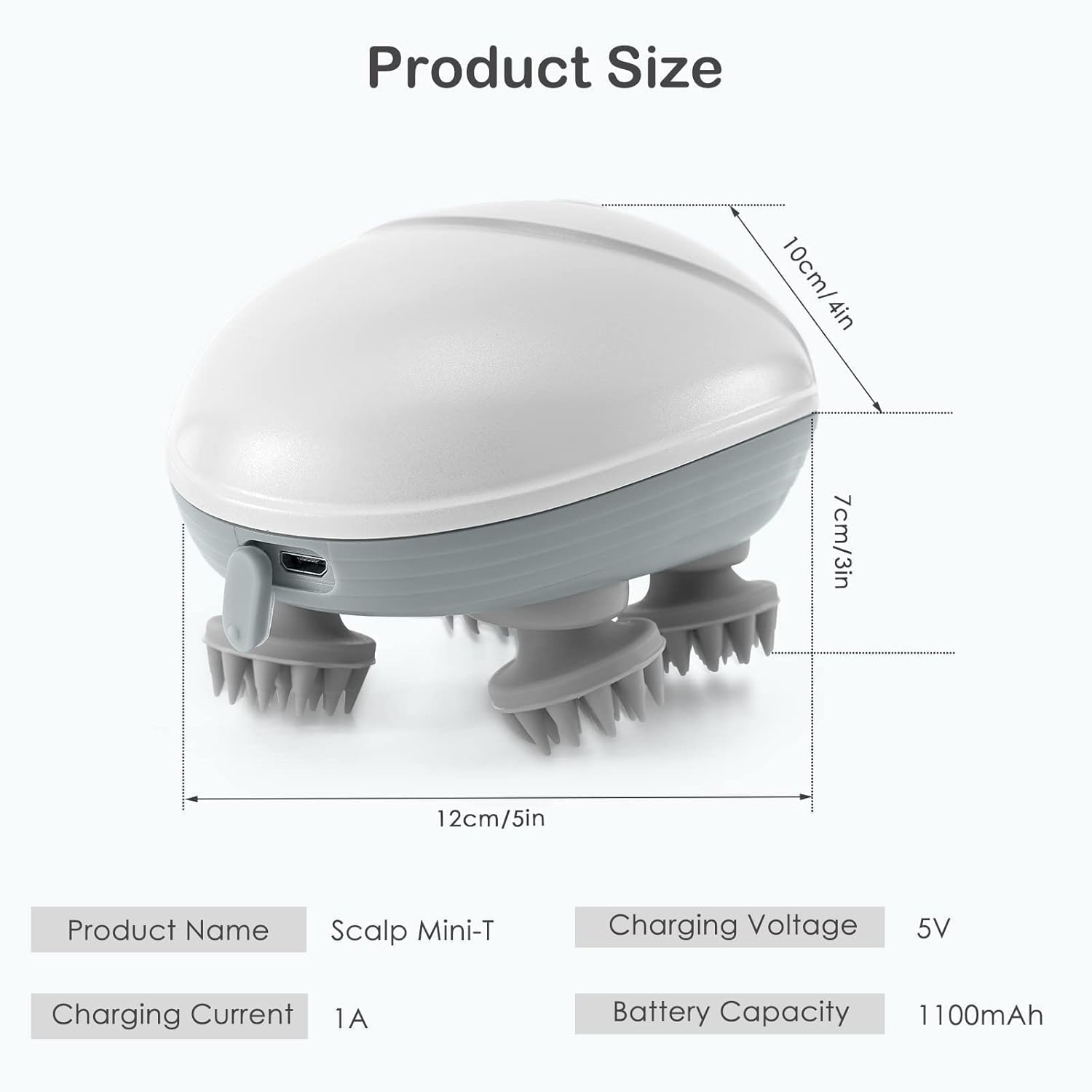 Flux Box Electric Head, Scalp Massage | Rechargible Head Knana Massage Machine | 3 Speed Mode Handheld, Scalp Body Massage for Hair Growth, Deep Clean and Stress Relaxation (White) Flux Box Electric Head, Scalp Massage | Rechargible Head Knana Massage Machine | 3 Speed Mode Handheld, Scalp Body Massage for Hair Growth, Deep Clean and Stress Relaxation (White)