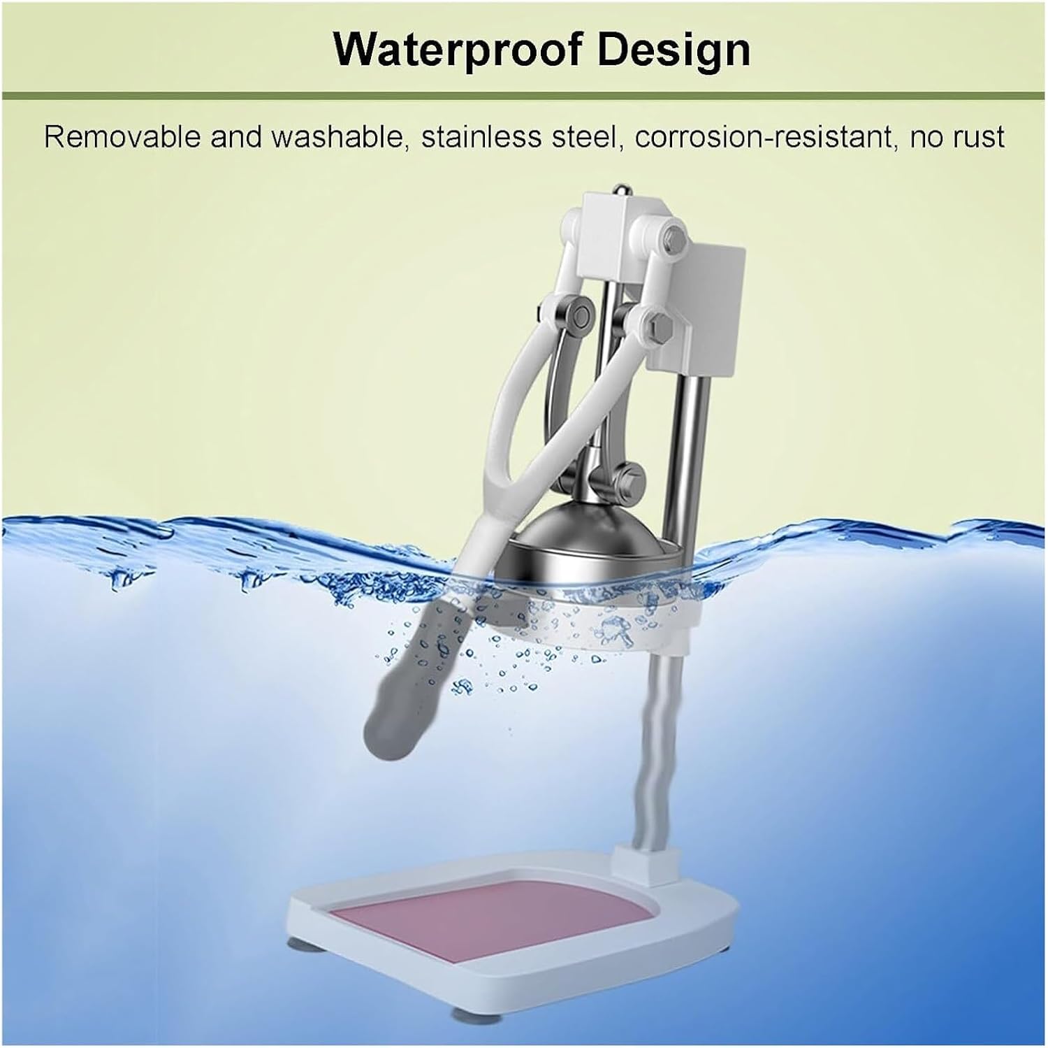 Cast Iron Citrus Juicer, Hand Press Juicer Machine, Fruit Squeezer and Crusher, Food Processors with 2 Peeler/Manual Juicing Tool Smooth Usage