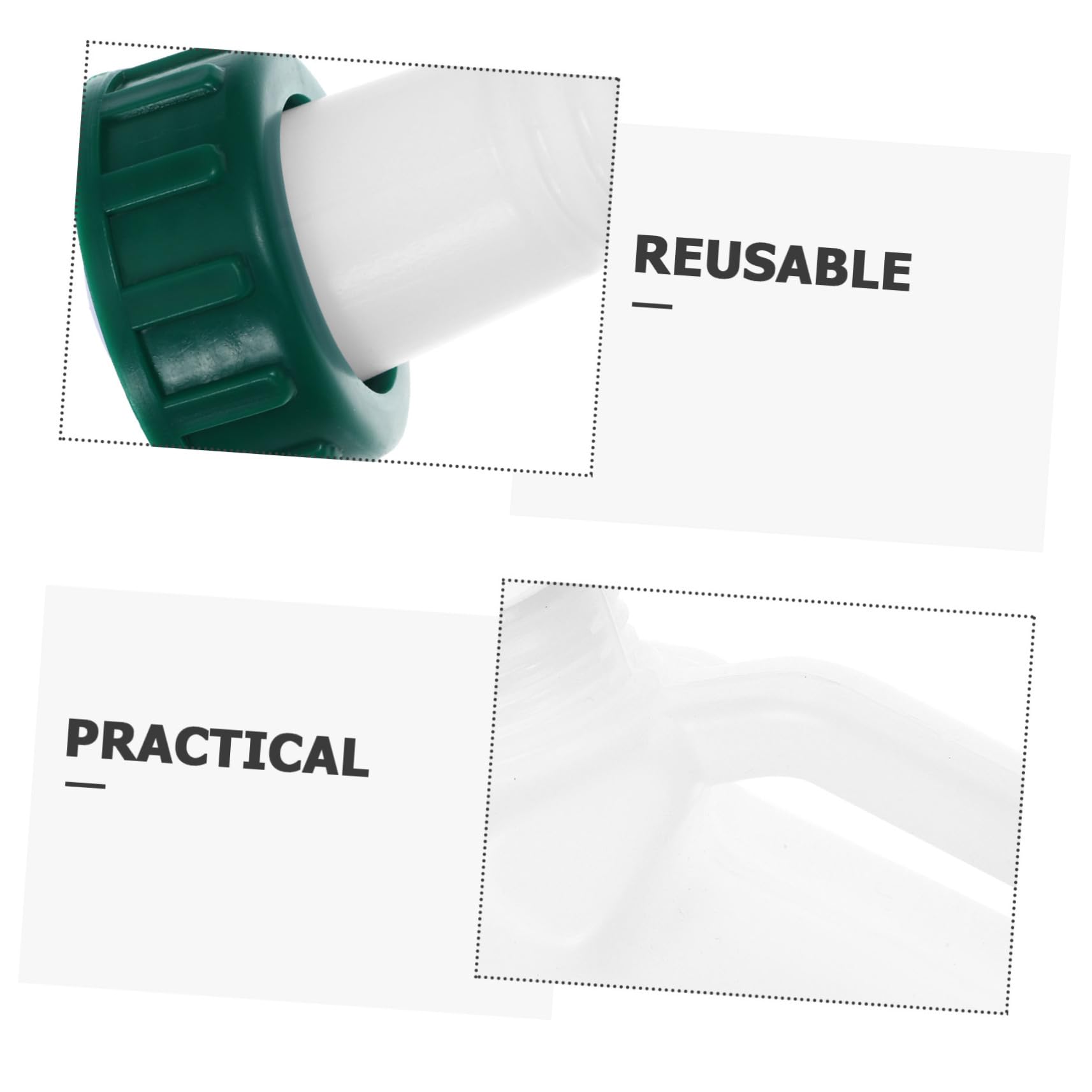 Kisangel 3 Piezas De Botellas Mezcladoras De Aceite Para Motor De Mezcladoras Dispensador De Agua Enfriador Dispensador De Bebidas Bomba Botella Dispensador De