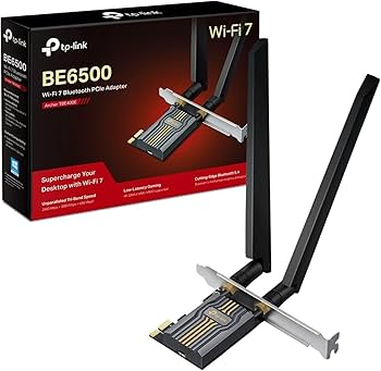 TP-Link Wi-Fi 7 PCIe Card: Tri-Band 2882Mbps, Bluetooth 5.4