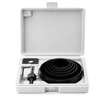 8 Par a Buat A ma Pan  Seti   Delik Testere Seti 64-73-89-102-127 mm, Metal Ah ap PVC Al pan  in Buat A ma Aparat  ve Adapt rl  Delme Seti