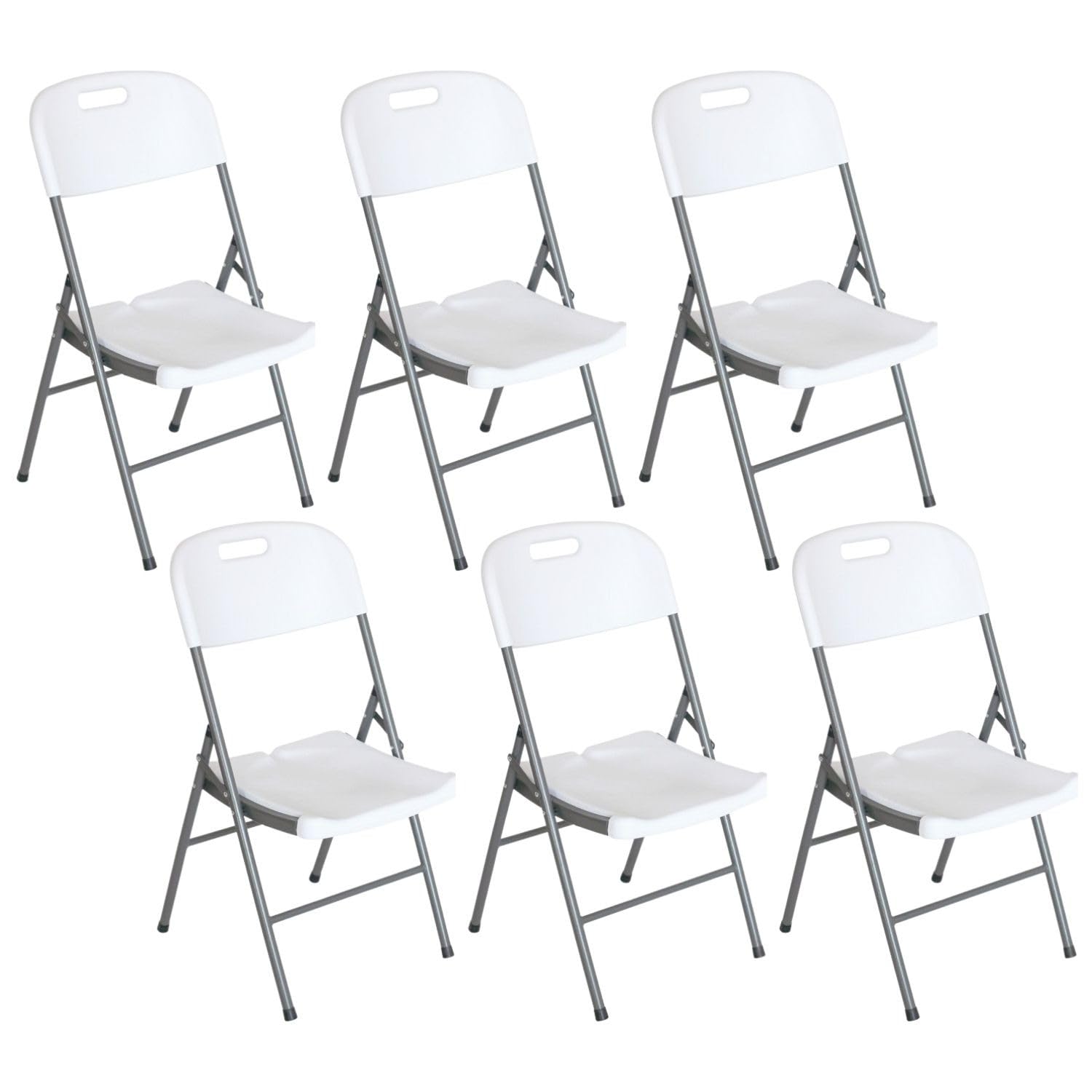 Pack 6 Sillas Plegables con Asa 47x58x87cm O91
