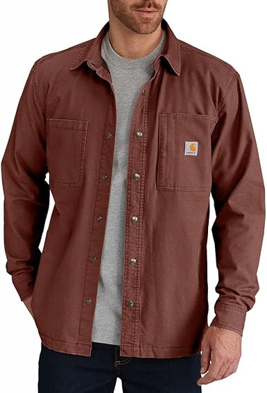 Carhartt Men's Long-Sleeve, Mineral Red 