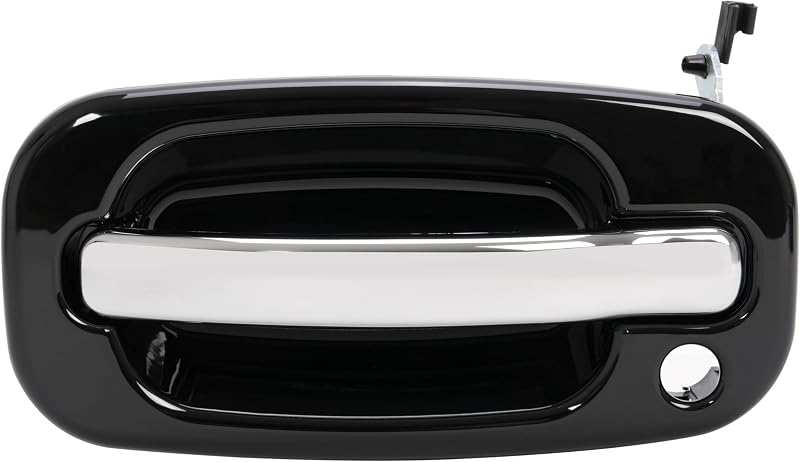 Maçaneta externa da porta KUAFU dianteira esquerda com chave para Silverado, Tahoe, Suburban e modelos GM – 1 unidade