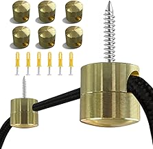 6 Pack Swag Ceiling Hooks for Hanging Lights Aluminium Modern Hanging Lamp Cable Hook