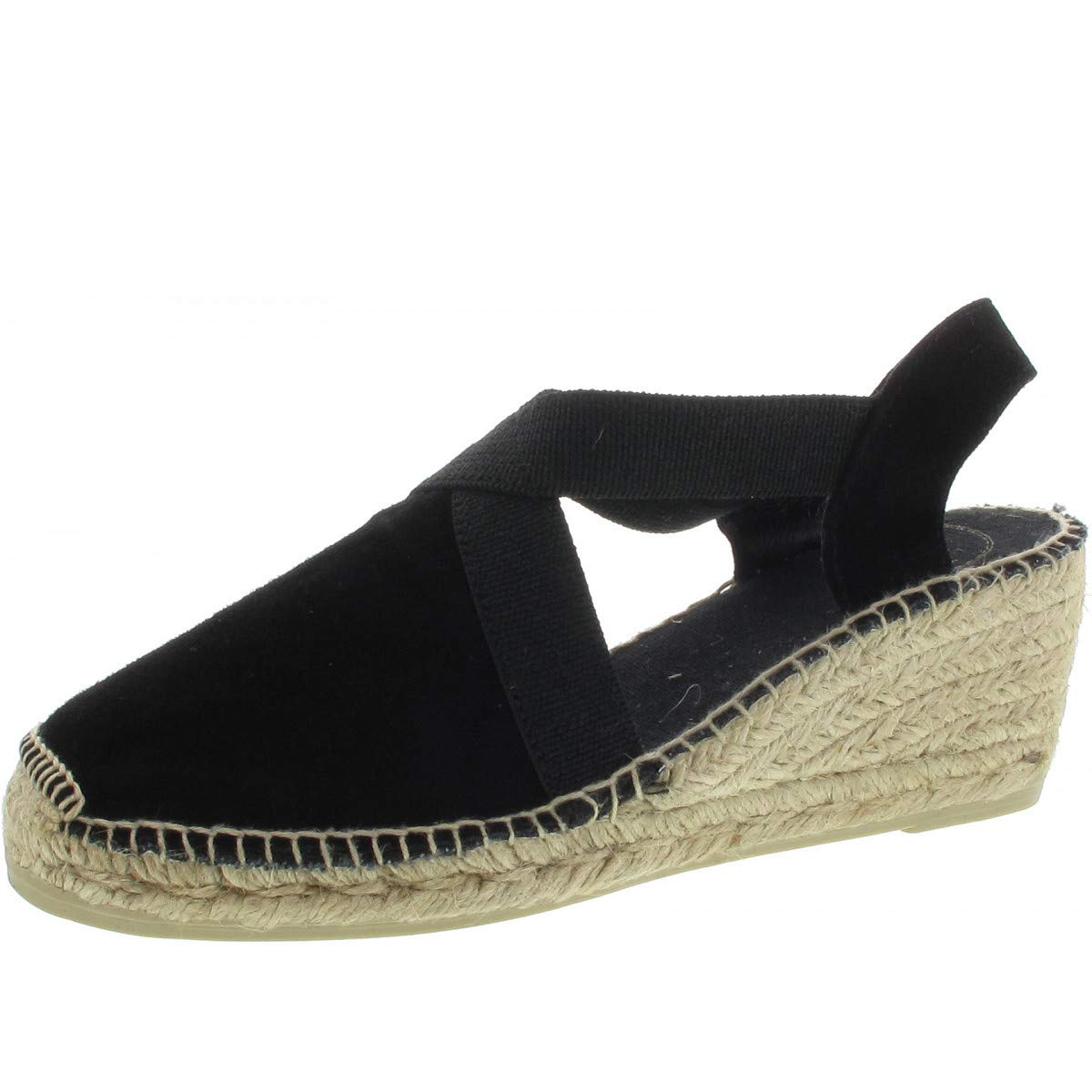 TONI PONSWomen, Tona, Suede Elastic Strap Wedge Espadrille