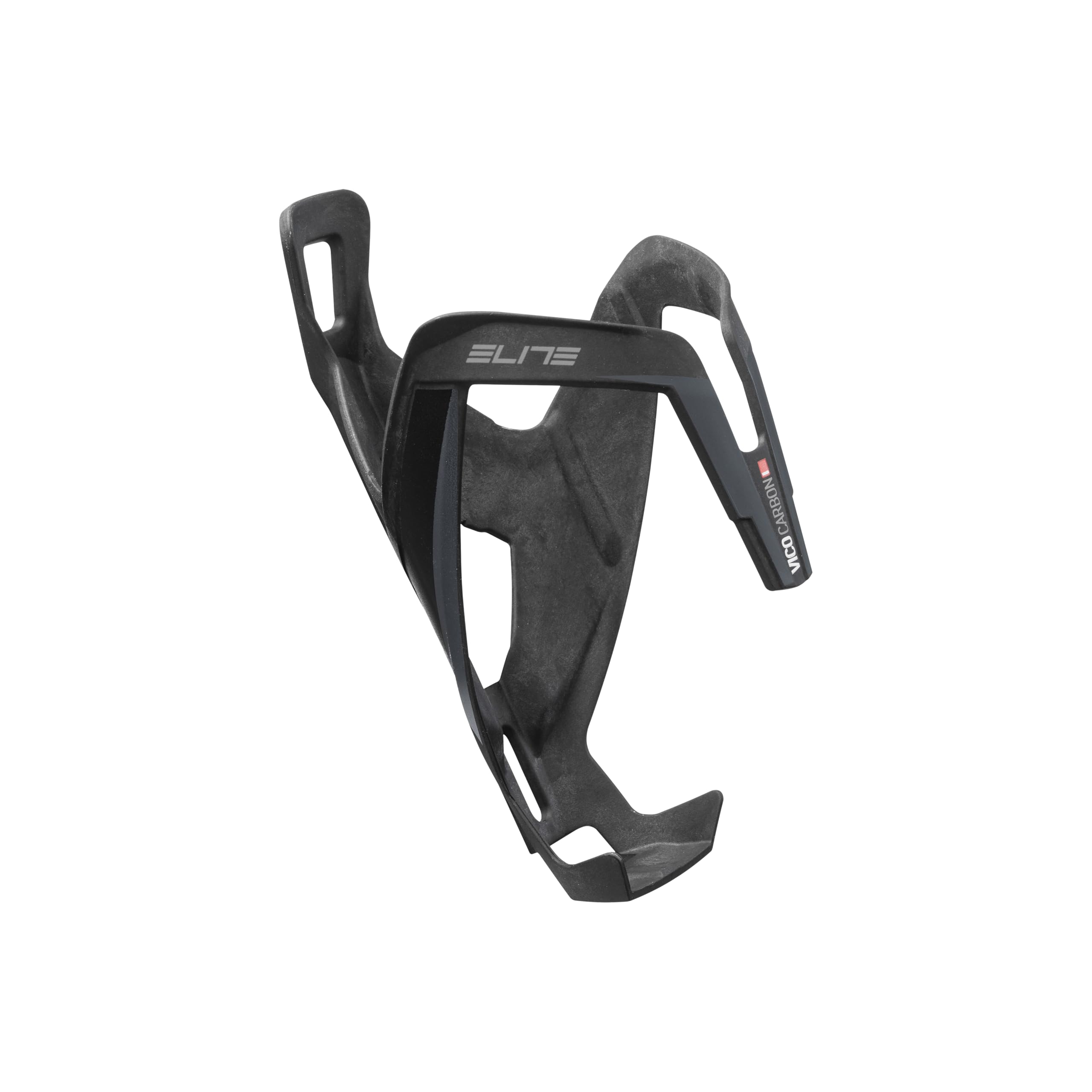 Elite Vico Carbon Bottle Cage – Ultra Lightweight Carbon Fibre Bike Bottle Holder – WorldTour Pro Choice – For Road Bike, MTB & Gravel Cycling