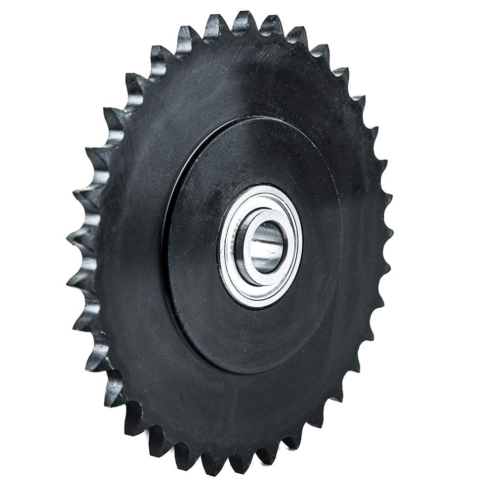 Jeremywell 40 Roller Chain Idler Sprocket 5/8" Bore Hardened 35 Tooth