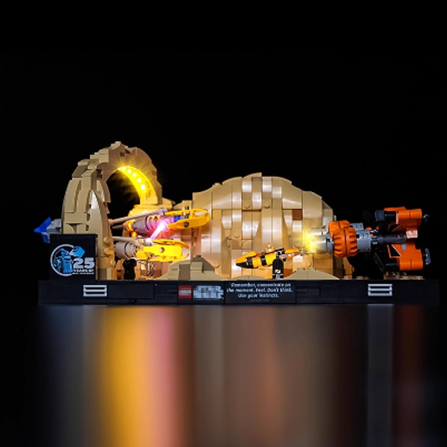 LED Lighting Kit Compatible with Lego 75380 Flying Shuttle Racing Car Series LED Light Set (Model Kit Not Included - Lighting Components Only)