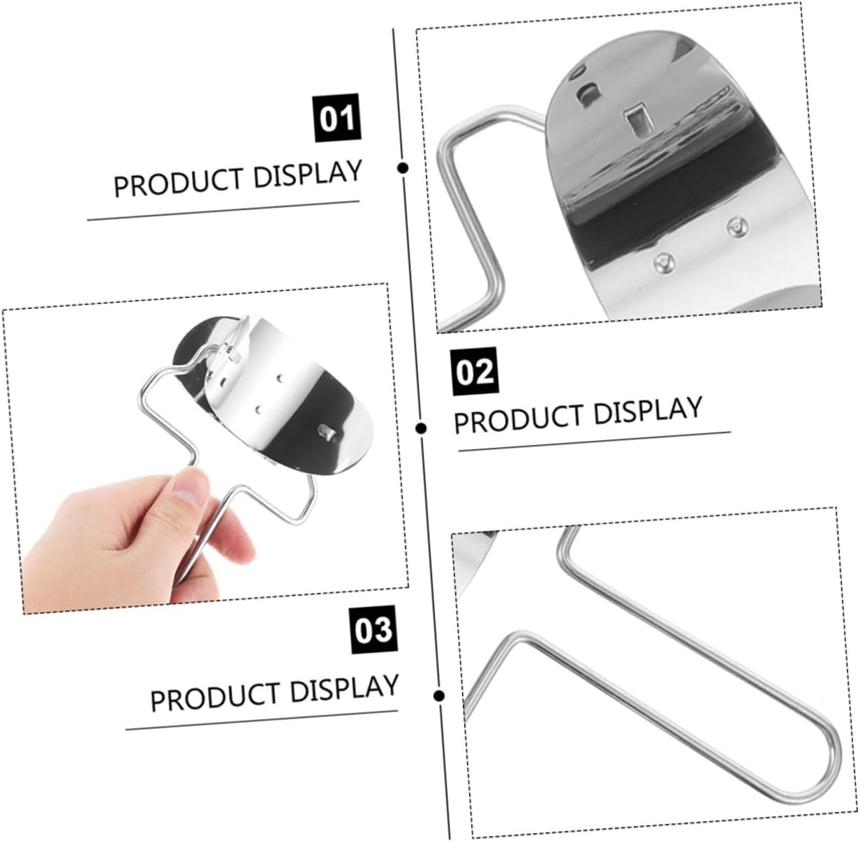 Zerodeko 1set Stainless Steel Dumpling Maker Practical Molds for Dumplings Ravioli Empanadas Easy to Use and for Home Cooking