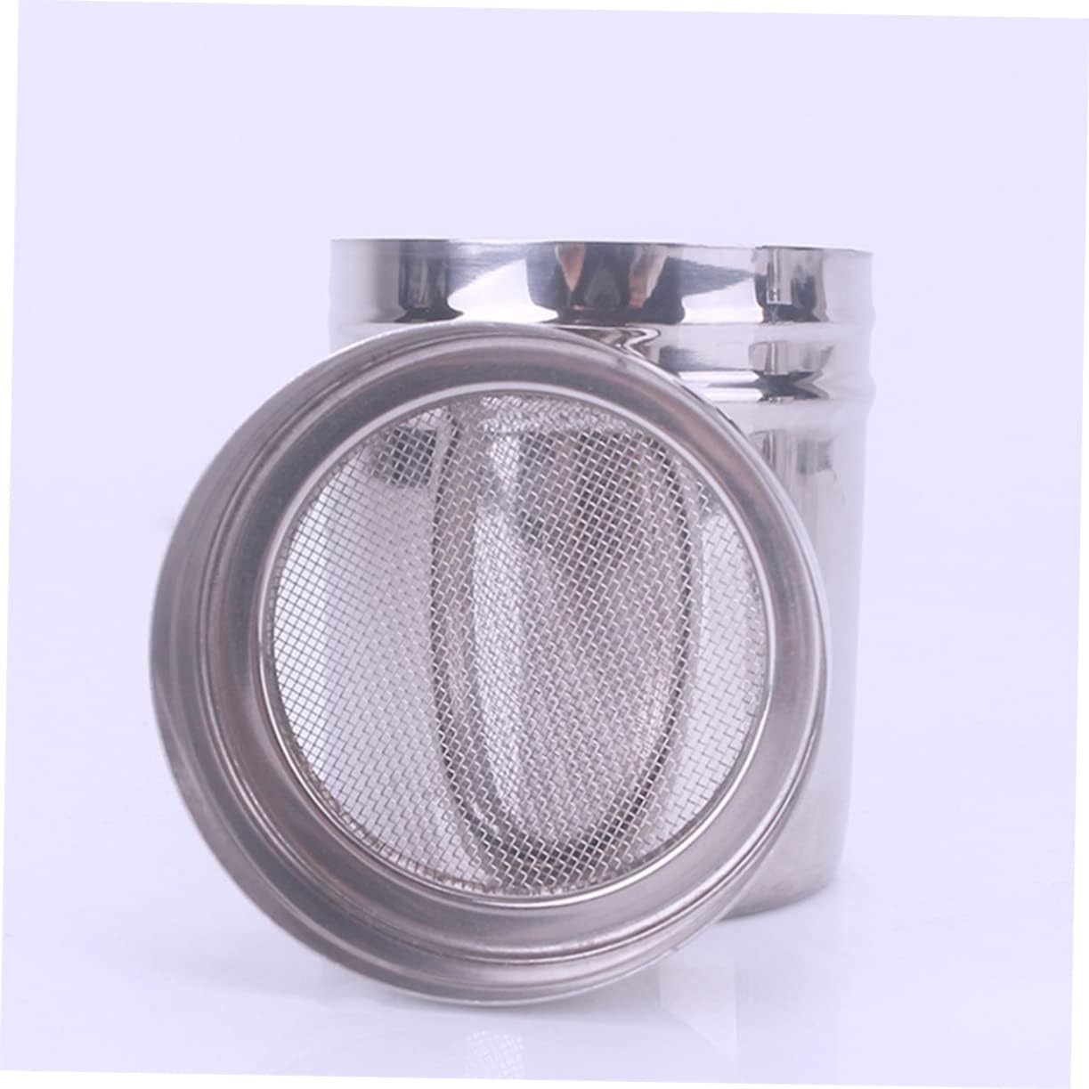 Ciieeo 3pcs Stainless Steel Seasoning Shaker Sifter for Sugar Cocoa and Flour Kitchen Tool for Baking and Cooking Design