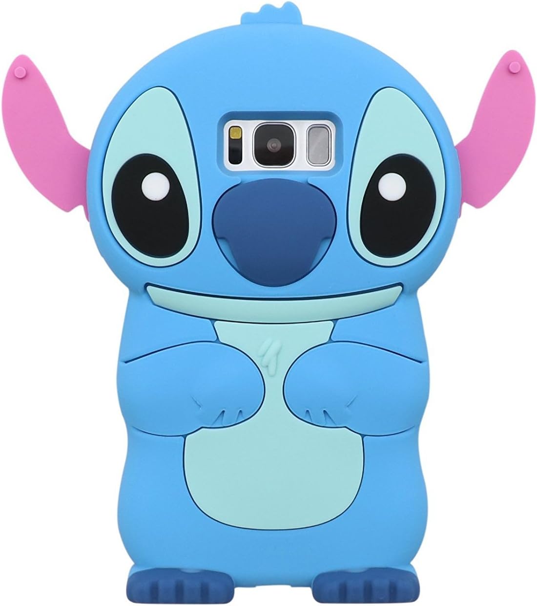 Samsung Galaxy S8 Plus Case 3D Lilo & Stitch Cute Silicone Cartoon 5.8" Phone Case Protective Bumper Soft(Green Samsung Galaxy S8 Plus)