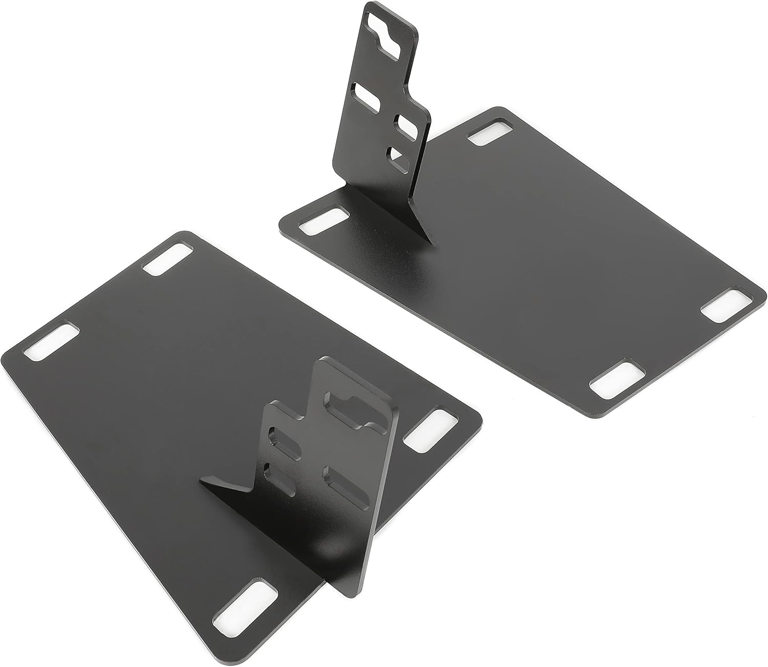 4th to 2nd gen Bumper Conversion Brackets Compatible with Dodge Ram 1500/2500/3500 from 94-02 2nd gen Body (Electrophoresis Black)