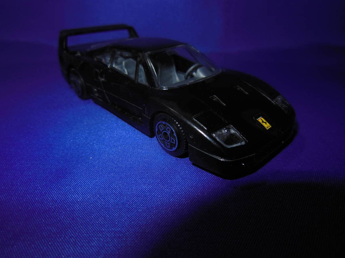 Amazon | 1/43 burago フェラーリ FERRARI F40 EVOLUZIONE BLACK