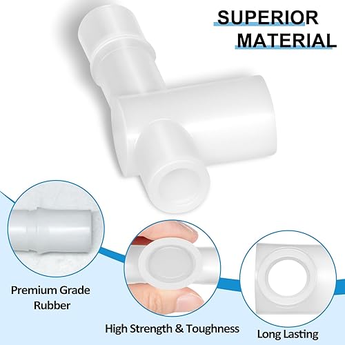 Vista 14 de 426799-01 Conector de interruptor de flotador, funda de goma y reemplazo de manguera para máquina de hacer hielo Hoshizaki (426799-01)