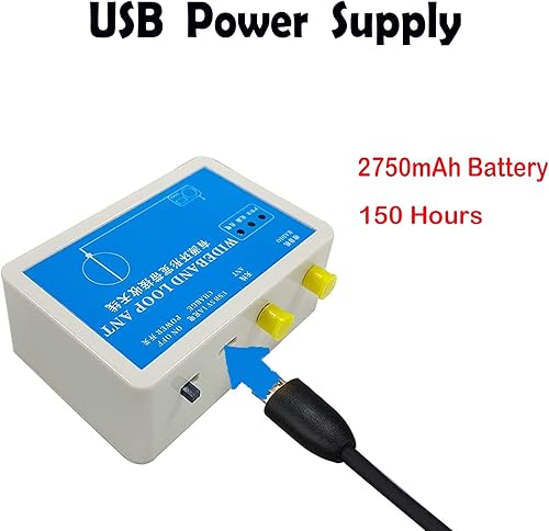 Miniatura 7 de GOOZEEZOO K-180WLA Antena de radio de onda corta 100KHz-180MHz Antena de radio de banda completa LWMWSWFMVHF 20dBi SDR Antena de recepción de radio