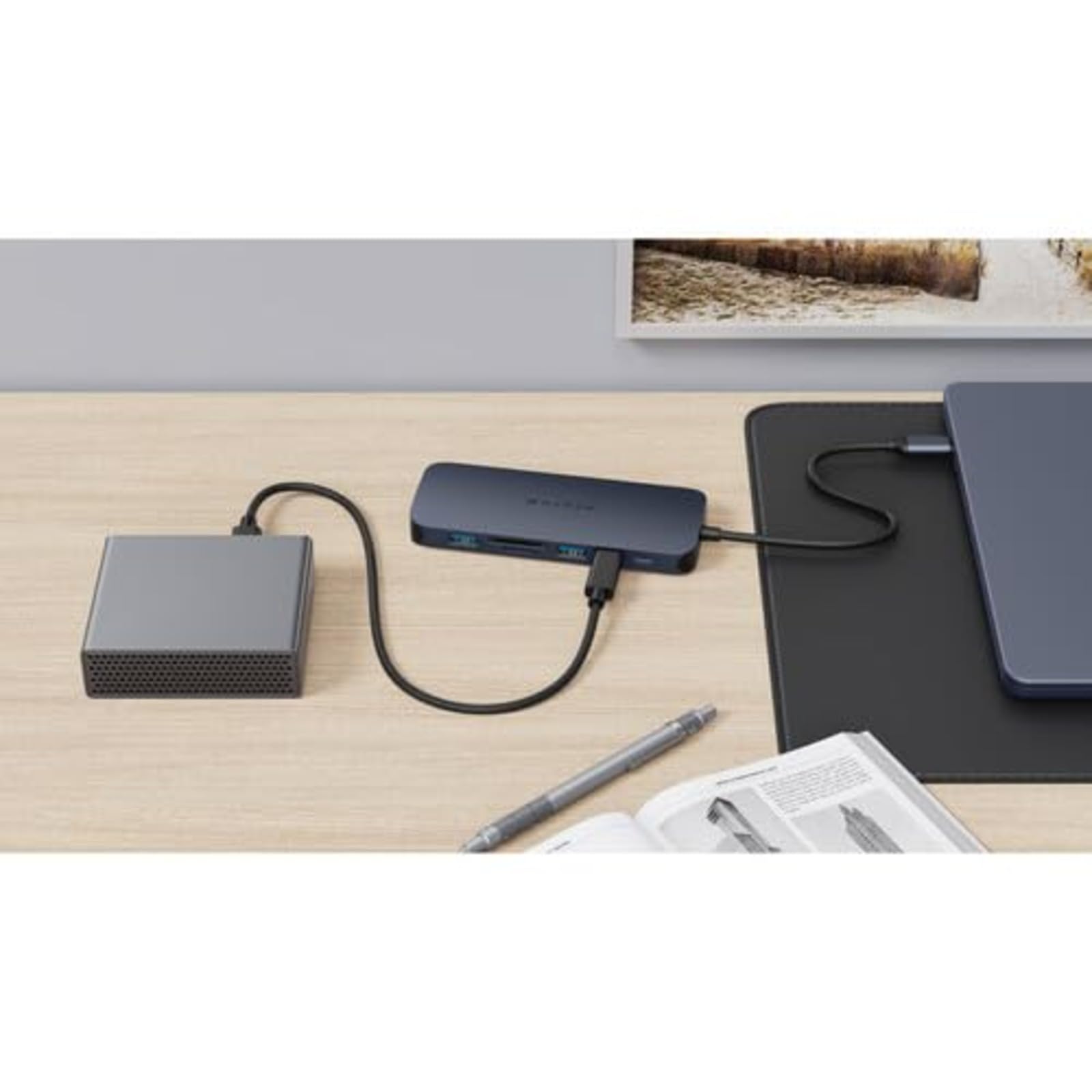 Targus Hub USB Hyper HD4005GL Azul