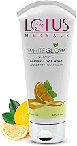 Lotus Herbals WhiteGlow Vitamin C Radiance Face Wash | For Dark Spots & Dull Skin | Anti- Pollution | 100g