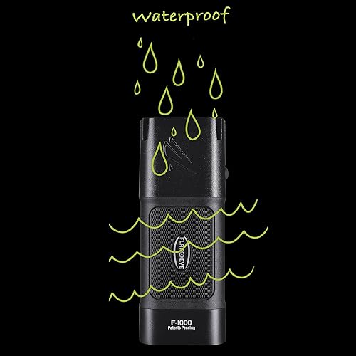 Miniatura 5 de FLATEYE F-1000 - Linterna subredonda de alto rendimiento CREE LED multiposición impermeable y a prueba de golpes, 1000 lúmenes (FL-7189)