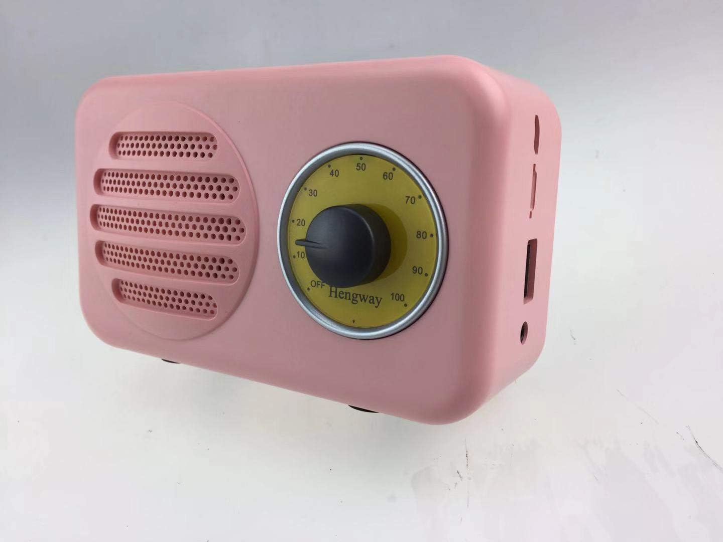 FM Radio Speaker with Wooden Cabinet,of Old Fashioned Classic Style,Portable and Chargeable