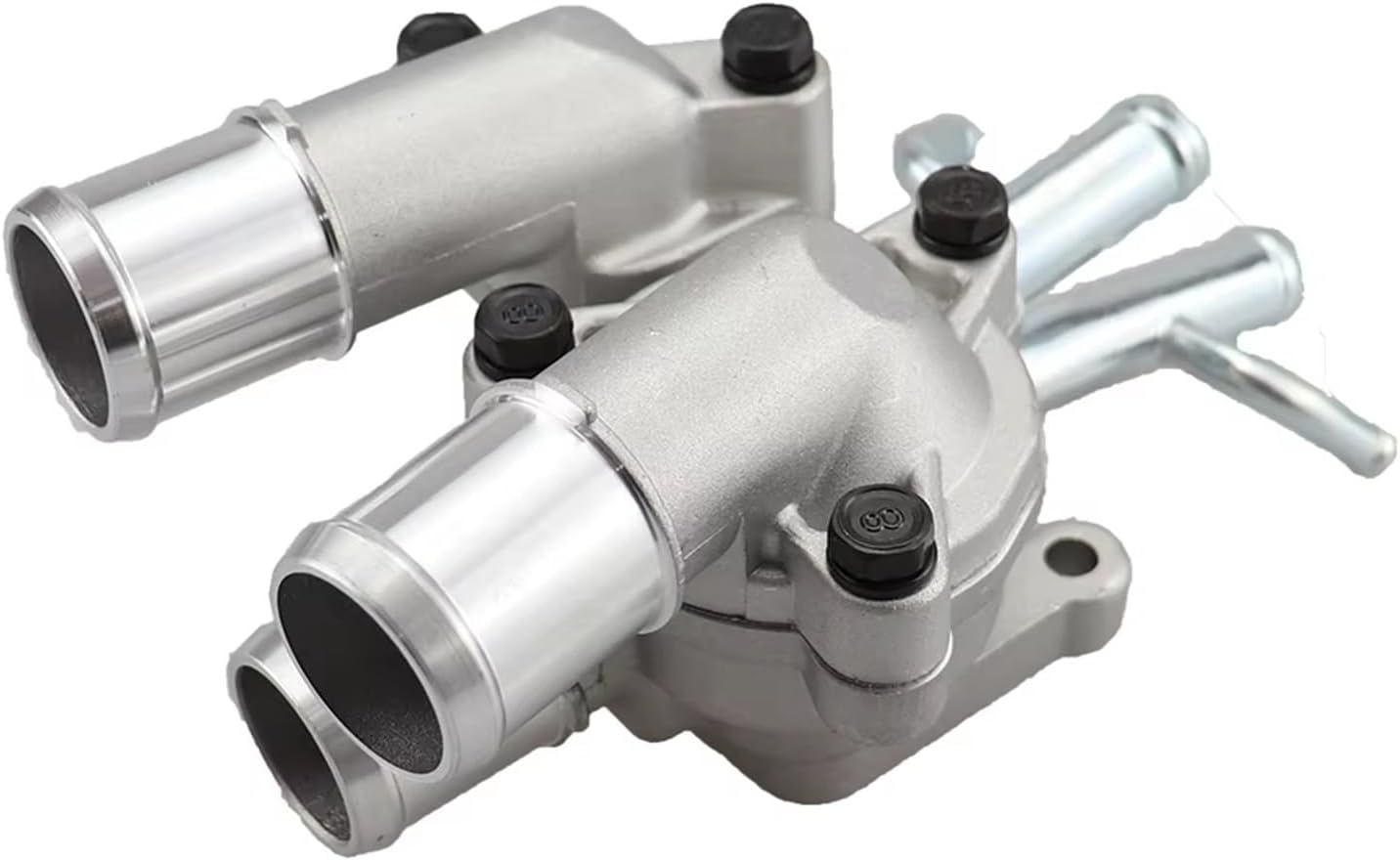 Thermostat Engine Coolant Replacement, Car Engine Thermostats, for Hyundai, for Accent Aluminum Thermostat Assembly Housing Cover with Thermostat Inside 2562026870 2562026120 25620-26120