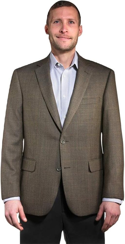 Big and Tall Classic All Wool Sport Coats to Size 72 in Portly